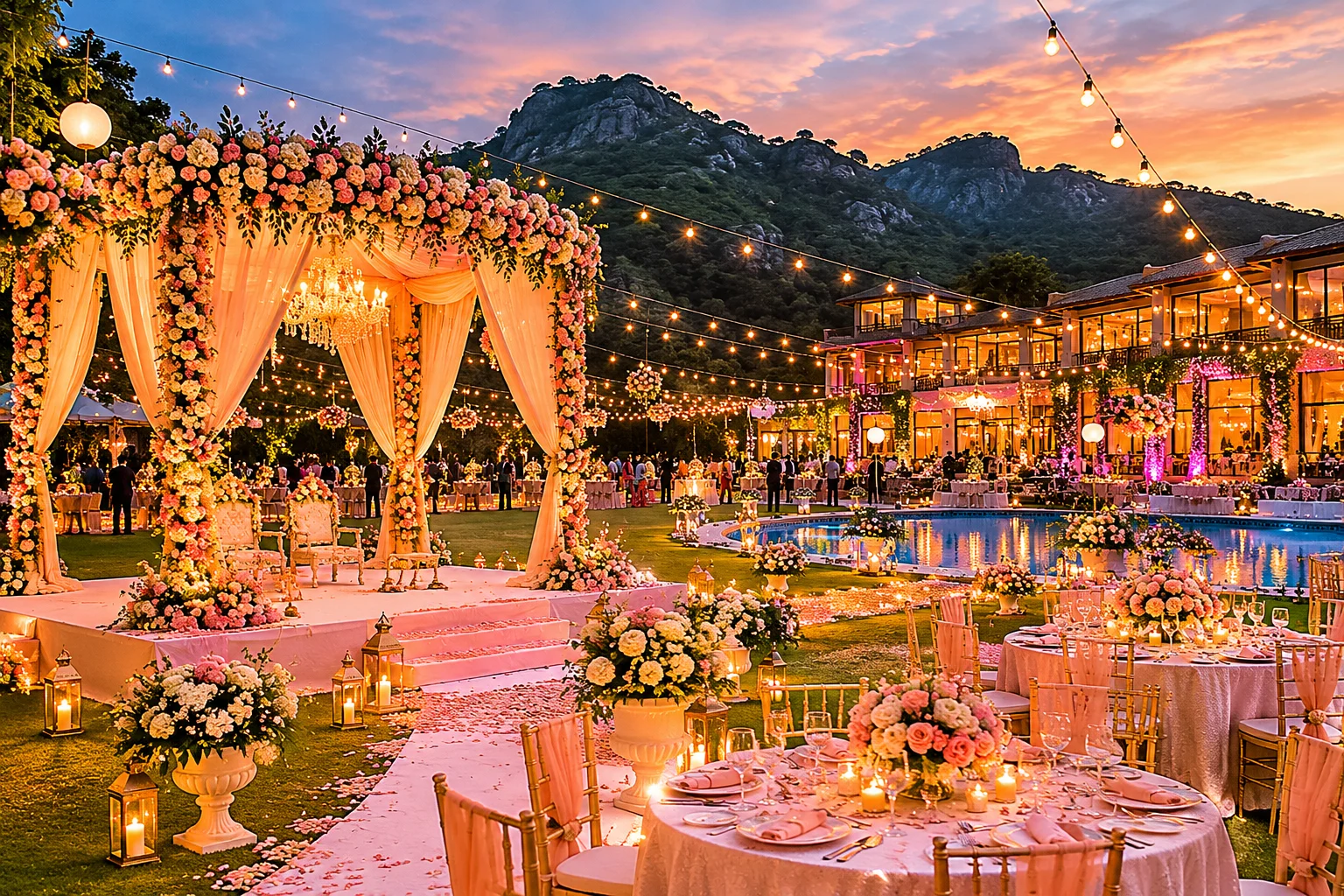 Dream Destination Wedding at Bhagwati Resort Abu Road – A Perfect Wedding Venue Near Mount Abu